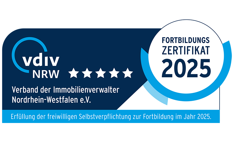 vdiv Fortbildungs Zertifikat 2025 vdiv Fortbildungs Zertifikat 2025